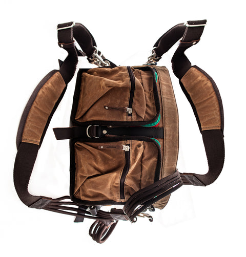 Fashionable Shoulder bag/ Backpack/Sling Bag With Add On Small Waist Bag