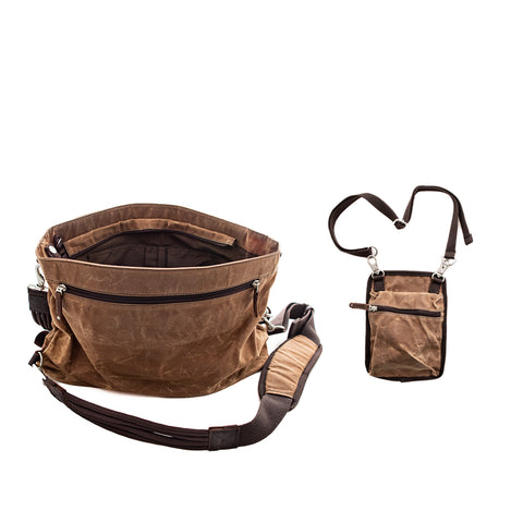 Fashionable Shoulder bag/ Backpack/Sling Bag With Add On Small Waist Bag