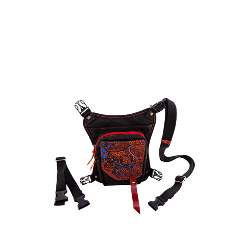 Kangaroo Two-In-One Concealed Backpack/Sling Bag/ Hip Bag